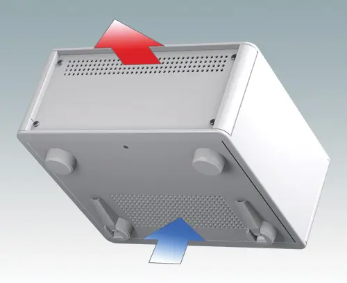 Mit Standard-Belüftung